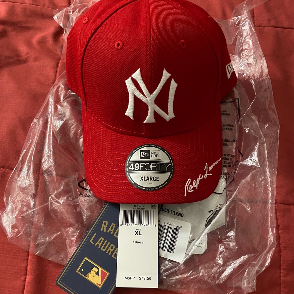 Polo Ralph Lauren NY Yankee Hat size XL